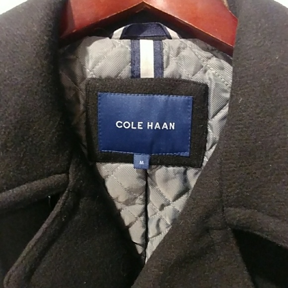 Cole Haan men's peacoat - Picture 2 of 4